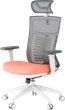 Крісло офісне OfficePro Balance OC550-W-DG-OR - зображення 1
