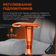 Крісло ігрове Anda Seat Novis L Fabric Dark Gray Size L - зображення 15