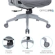 Крісло офісне OfficePro Balance OC620-G-DG-DG - зображення 14