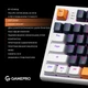 Дротова механічна клавіатура GamePro MK180W (Red) з Hot-Swap RGB White - зображення 11