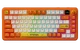 Бездротова механічна клавіатура Ajazz AK820 MAX Avocado Switch Orange-White Theme-RGB--With Screen - зображення 2