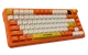 Бездротова механічна клавіатура Ajazz AK820 MAX Avocado Switch Orange-White Theme-RGB--With Screen - зображення 6