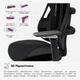 Геймерське крісло Cyberlux V10 Fabric Black (арт. GM-V10 FB) - изображение 15