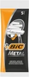 Станки для бритья Bic Metal одноразовые без сменных картриджей 5 шт. - изображение 1