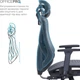 Офисное кресло для персонала OfficePro Atlas Black/Dark Gray (OC630-B-DG-DG) - изображение 9