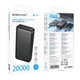 Power bank Borofone BJ78A 20000 mAh повербанк 2хUSB Black - зображення 3
