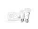 Стартовий набір розумного освітлення Philips Hue White E27 A60 теплий білий 1100лм 9.5Вт зі Smart Button та Hue Bridge 8719514329928 - зображення 2