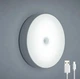 Світлодіодна лампа нічник Intelligent Induction Lamp white кругла з датчиком руху на акумуляторі - изображение 2