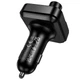 Автомобильное зарядное устройство FM модулятор Borofone BC61 Ocean 45W (1USB-A/1C) (Black) (243643) - изображение 6