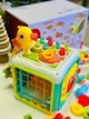 Развивающий куб сенсорный многофункциональный кубик для развития мелкой моторики монтессори малышей мальчика девочки 1 2 3 года - изображение 5