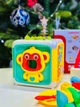 Развивающий куб сенсорный многофункциональный кубик для развития мелкой моторики монтессори малышей мальчика девочки 1 2 3 года - изображение 7
