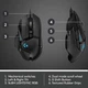 Миша Logitech G502 Gaming Mouse HERO High Performance Black (910-005470) - изображение 5