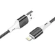 Дата кабель Borofone BX79 USB to Lightning (1m) (Чорний) (137512) - зображення 2