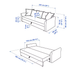 Диван 3-х местный HOLMSUND IKEA 595.169.35 бежевый - изображение 5
