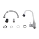 Змішувач для кухні Lidz Aria 015F31 з гнучким виливом (k35) LDARI015F31WNK36981 White / Nickel - зображення 4