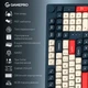 Клавиатура беспроводная GamePro Asgard Drakkar Keychron Super Red Switch Blue (MK305BL) - изображение 20