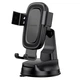 Автотримач для телефону BOROFONE BH130 Follower gravity car holder(center console) Black (6941991121289) - зображення 1