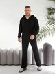 Чоловічий спортивний костюм на блискавці (кофта+штани) Uaclothes 42-44 Чорний (like36363-167861349) - зображення 1
