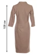 Жіноча тепла сукня з трикотажу LadyLike 50 Рожевий (ll2220880011448) - изображение 4