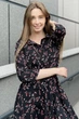 Жіноча сукня з відкладним коміром LadyLike 42 Чорний (ll2194316890368) - изображение 2