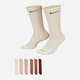 Набор женских носков высоких хлопковых Nike Everyday Plus Cushioned SX6897-904 34-38 6 пар Разноцветный (195244786428) - изображение 2