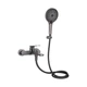 Смеситель для ванны Qtap Slavonice с душевым гарнитуром QTSLV259GMB48035 Gunmetal Black PVD графит - изображение 2