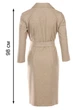 Жіноча тепла сукня на запах з гудзиками LadyLike 48 Бежевий (ll2162760088426) - изображение 4