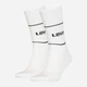 Набор мужских носков высоких хлопковых Levi`s Short Cut Logo Sport 701210567-007 43-46 (2 пары) White (8720245185608) - изображение 1