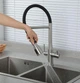 Смеситель для кухни с подключением фильтра Gappo G4399-75 гибкий злив - изображение 2