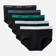 Набор трусов брифов мужских хлопковых Calvin Klein NB1425-2Q9 M 5 шт Черный (014056446491) - изображение 1