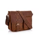 Мужская кожаная сумка через плечо BUFFALO BAGS 1050R коричневый нубук - изображение 1