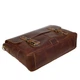 Портфель мягкий кожаный BUFFALO BAGS M2009R коричневый нубук - изображение 5