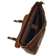 Портфель мягкий кожаный BUFFALO BAGS M2009R коричневый нубук - изображение 7