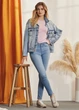 Джинсы женские "Super Skinny Fit" голубые 40 (LUS-18-103) - изображение 4
