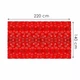 Bieżnik na stół Springos ze świątecznym wzorem 220 x 140 cm Biało-czerwony (5907719462264) - obraz 2