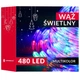 Гірлянда Springos CL4118 480 LED 21.5 м Різнокольорова (5907719465227) - зображення 8