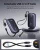 Зовнішній акумулятор Baseus EnerFill FC21 Qpow 3 Ultra Digital Display Power Bank with Detachable Cable 20000mAh 22.5W Cosmic Black (E0027M00) - зображення 5