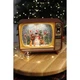 Новогодний ночник Ретро телевизор WDL-24034B XMAS 22х18х13 см. с подсветкой и музыкой, от 3 батареек АА и USB, пластиковый - изображение 2