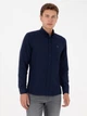 Рубашка мужская U.S. Polo Assn G081SZ004-000-2348254(Lacivert) M Темно-синяя (8683859552467) - изображение 1