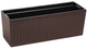 Горщик Балконна скринька Kadax Begonia Rattan з ручками 19x56 см Мокка (5903699428955) - зображення 2