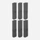 Набор мужских носков высоких хлопковых Nike U Nk Ed Pls Csh Crw 132 SX6897-065 коттон 38-42 6 пар Серый (195241138695) - изображение 4