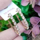 Серьги Xuping Jewelry длина 3.2см ширина 4мм медицинское золото позолота 18К стрелы с648 - изображение 3