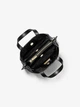 Жіноча сумка Michael Kors Emilia Small Logo Satchel чорна - зображення 3