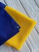 Флаг Украины с люверсами, флаг из габардина крепления люверс 135х90 см - изображение 1