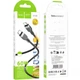 Дата кабель Hoco X109 Energy silicone Type-C to Type-C 60W (3m) Black - зображення 5