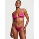 Купальник Victoria's Secret Double Shine Strap Bikini Рожевий L - изображение 1