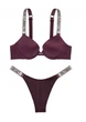 Комплект Victoria’s Secret push-up Темний вишневий 36D-S - изображение 1
