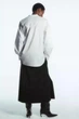 Блуза жіноча COS gathered grandad-collar blouse 1216241001 38 Білий - изображение 4