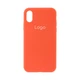 Чохол Premium Silicone Case Full Size (AA) для iPhone X/Xs 13.Orange - изображение 1