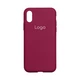 Протиударний Чохол Silicone Case Full Size (AA) для iPhone X/Xs 37.Rose Red - зображення 1